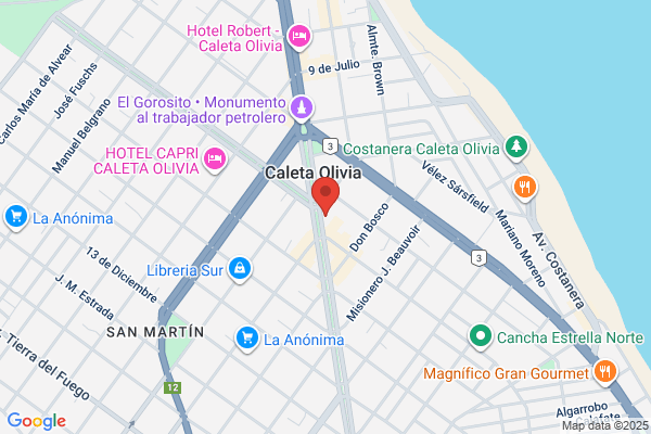 Camara de Comercio, Industria Y Servicios de Caleta Olivia
