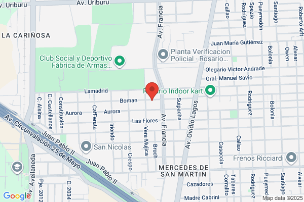 Burletes, Rosario